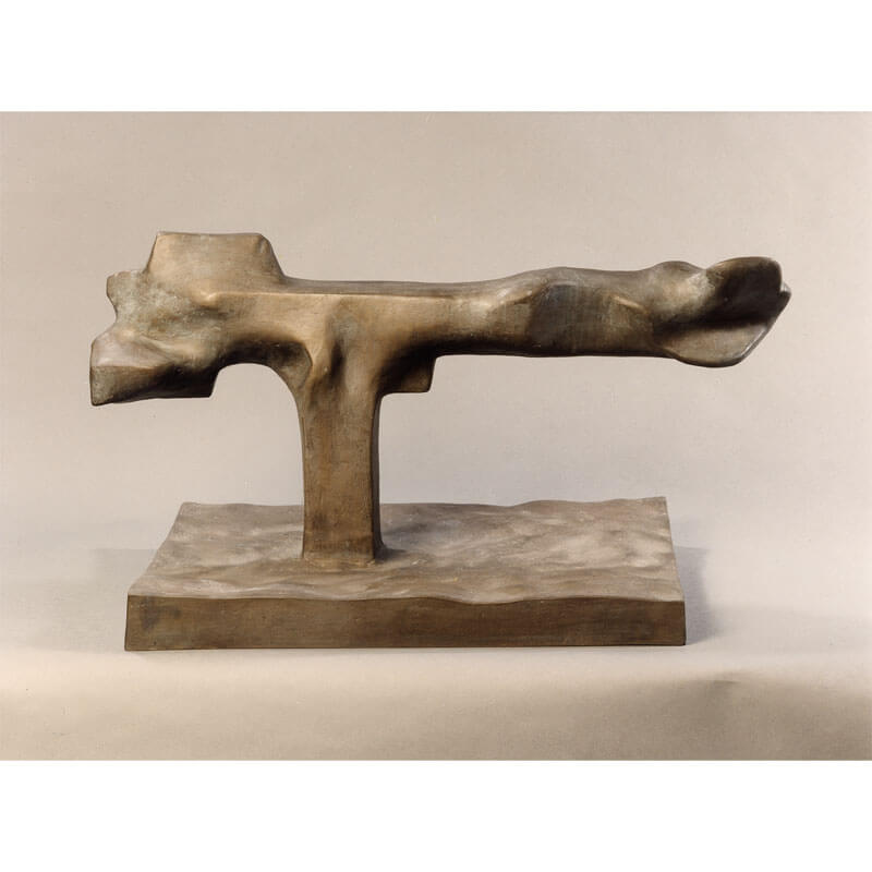 o.T., 1977, Bronzeguss, H 55 cm, B 42 cm, T 35 cm
